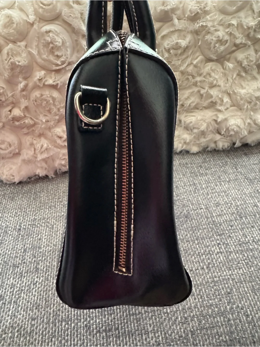 Kate Spade New York Black Leather Mini Satchel